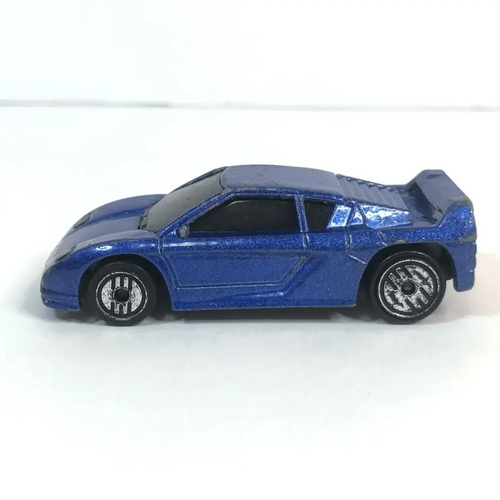 vintage 90s hot wheels Zender fact 4‎ Diecast car blue made in malaysia
